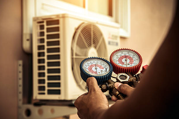 Professional Hvac Installation technician working in Lake City, PA